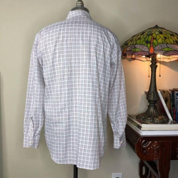 Etro Men's Plaid Button Down Milano - Picture 4 of 5